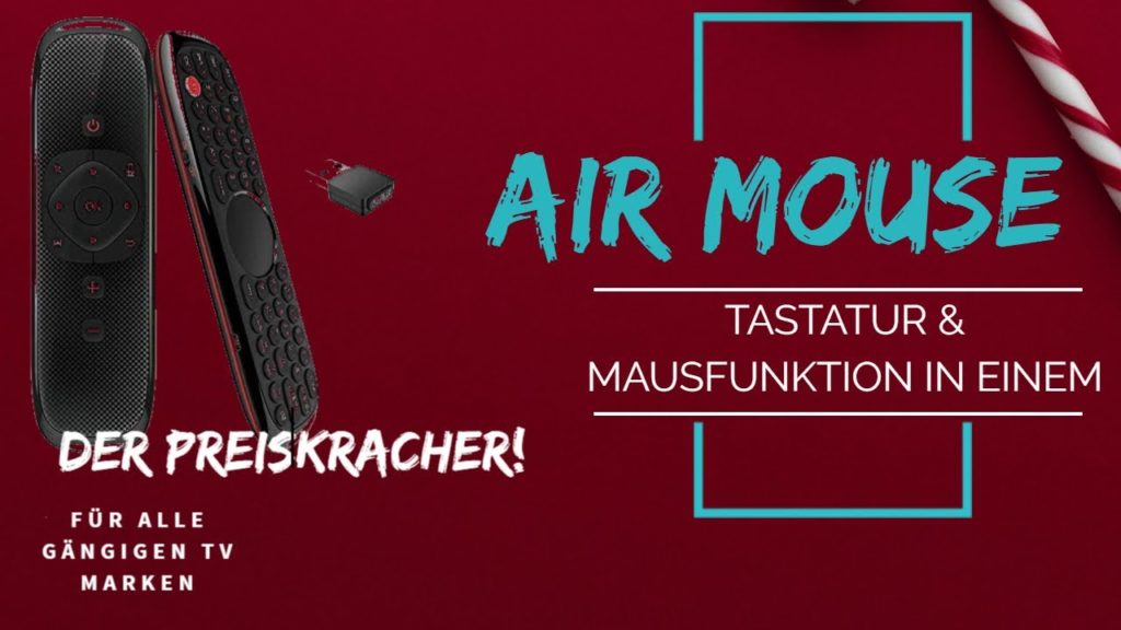 Air Mouse Fernbedienung Tastatur amp Touchpad fuer TV