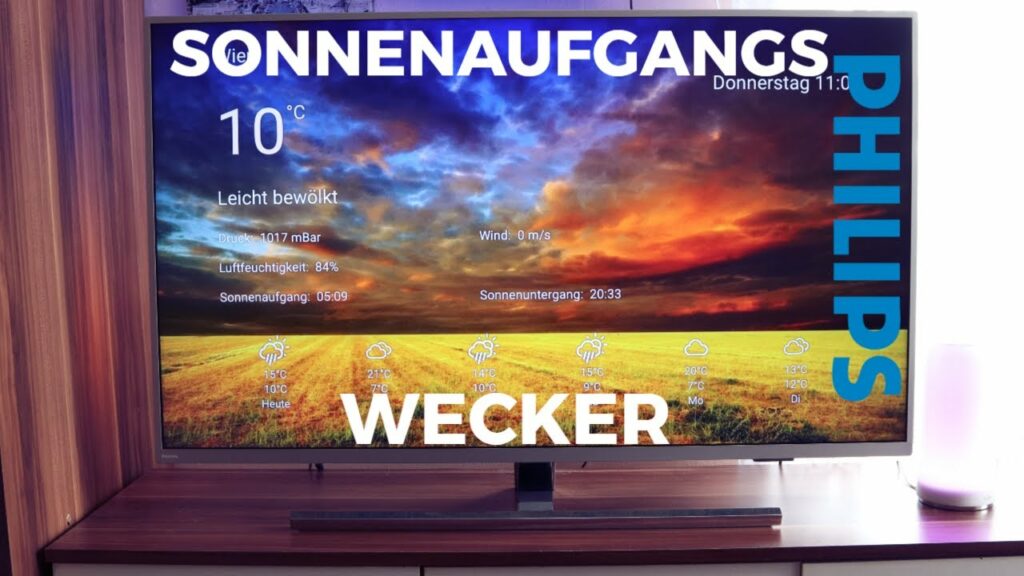 Philips TV Sonnenaufgangs Wecker