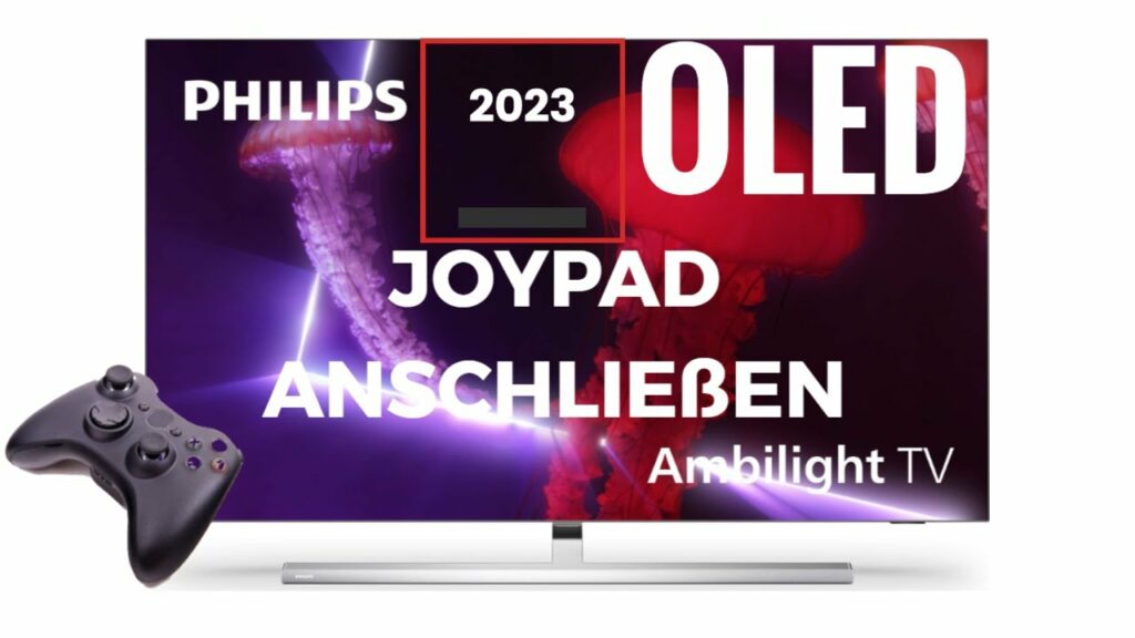 Joypad an Philips OLED Fernseher anschliessen